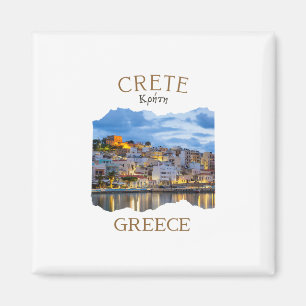 Griekse eiland Kreta Griekenland met Rethimno Town Magneet