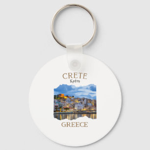 Griekse eiland Kreta Griekenland met Rethimno Town Sleutelhanger