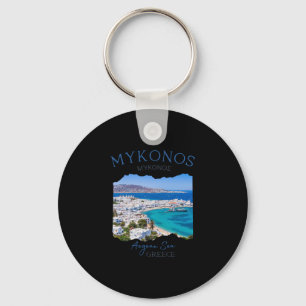 Griekse eiland Mykonos Griekenland Vakantie Famili Sleutelhanger