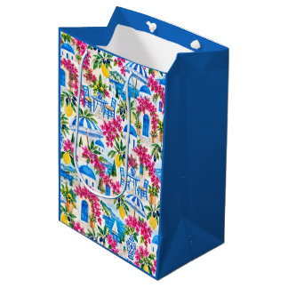 Griekse Eiland Santorini Middellandse Zee Zomer Medium Cadeauzakje