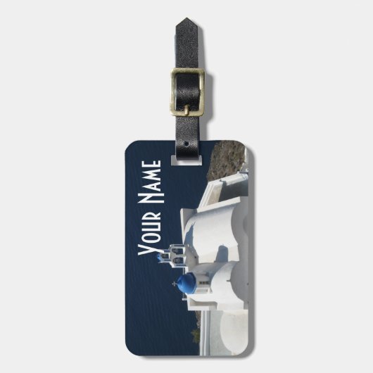 Griekse eilanden bagagelabel (Voorkant verticaal)