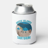 Griekse eilanden Santorini Blikjeskoeler (Blikje Voorkant)