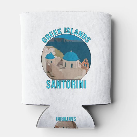 Griekse eilanden Santorini Blikjeskoeler (Achterkant)