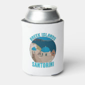 Griekse eilanden Santorini Blikjeskoeler (Blikje Achterkant)