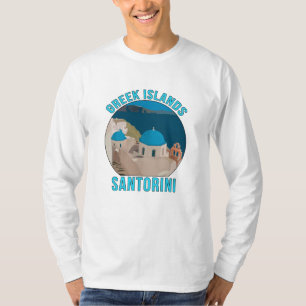 Griekse eilanden Santorini T-shirt