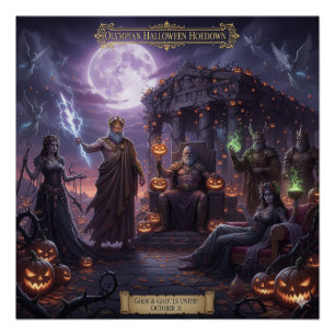 Griekse en Romeinse Mythologie Halloween Poster