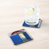 Griekse en Turkse stijlblauw deur Bier Onderzetter (Rechterzijde)