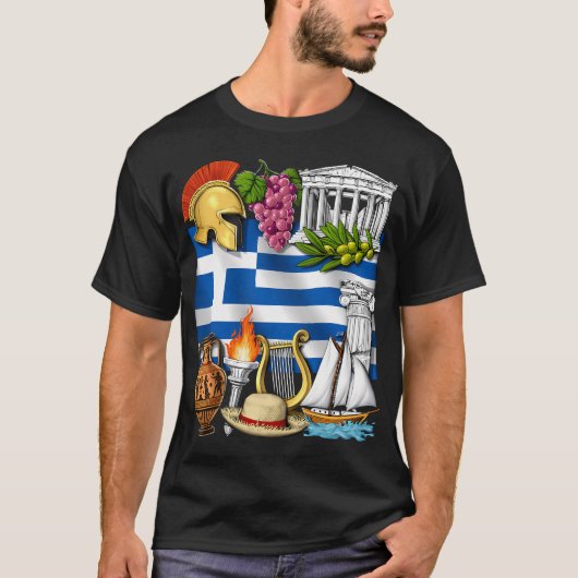 Griekse Erfgoed T-shirt (Voorkant)