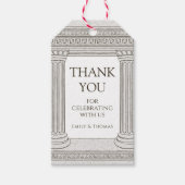 Griekse feest cadeaulabel (Voorkant)