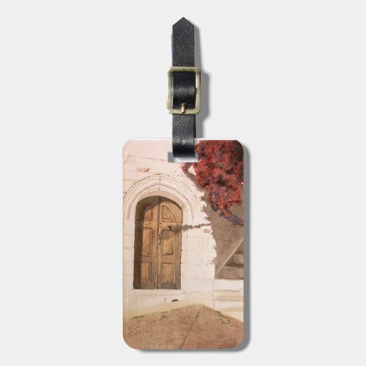 Griekse Feestdagen Bagagelabel (Voorkant verticaal)