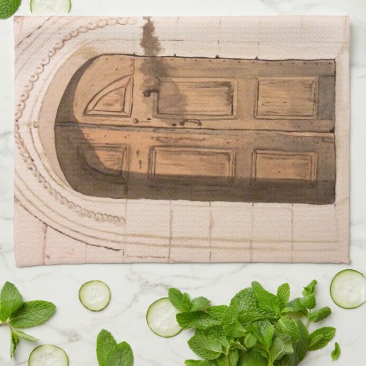 Griekse Feestdagen Theedoek (Gevouwen)