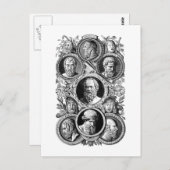Griekse filosofen briefkaart (Voorkant / Achterkant)