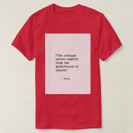 Griekse filosoof Aesop T-shirt (Design voorkant)