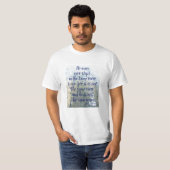 Griekse Filosoof Heraclitus Quote T-shirt (Voorkant volledig)
