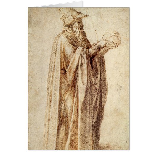 Griekse filosoof met menselijke schedel door Miche (Voorkant)