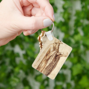 Griekse filosoof met menselijke schedel door Miche Sleutelhanger