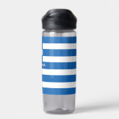 Griekse fles, patriottische Griekse vlag Waterfles (Achterkant)
