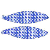 Griekse fret, mediterraan golfpatroon, blauw basketbal (Panelen)