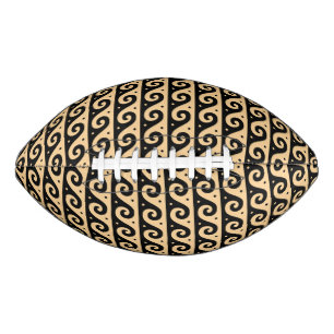 Griekse Fret, Mediterraan Golfpatroon, Bruin American Football