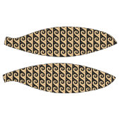 Griekse fret, mediterraan golfpatroon, bruin basketbal (Panelen)