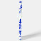 Griekse fret, mediterraan patroon, blauw Case-Mate iPhone case (Achterkant / Rechts)