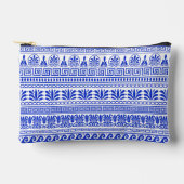 Griekse fret, mediterraan patroon, blauw etui (Voorkant)