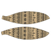 Griekse fret, mediterraan patroon, bruin basketbal (Panelen)