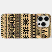 Griekse fret, mediterraan patroon, bruin Case-Mate iPhone case (Achterkant (horizontaal))