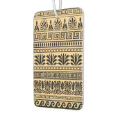 Griekse fret, mediterraan patroon, bruin luchtverfrisser (Links)