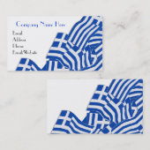 Griekse Gedekte Visitekaartjes (Voorkant / Achterkant)