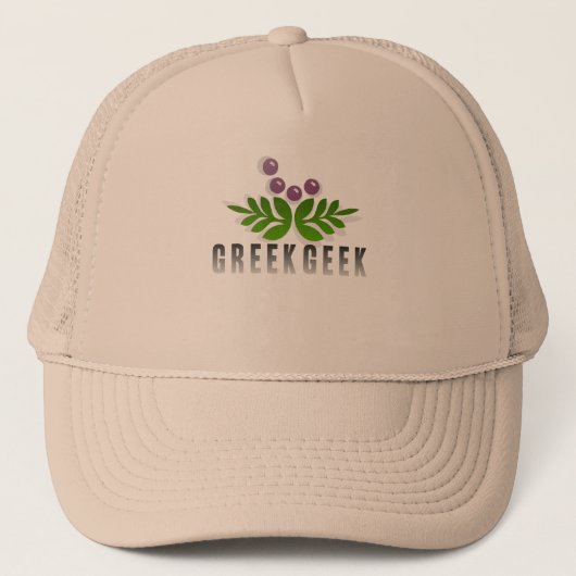Griekse geek trucker pet (Voorkant)