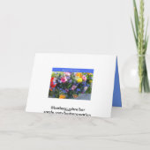 Griekse "gelukkige Pasen " Feestdagen Kaart (Achterkant)