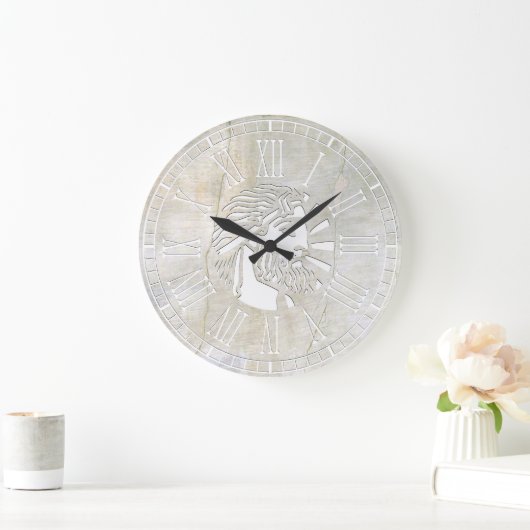 Griekse  gips grote klok (Huis)