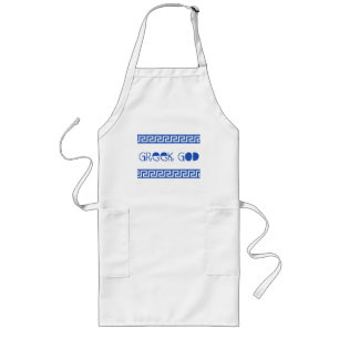 GRIEKSE GOD APRON GRIEK KEY LANG SCHORT