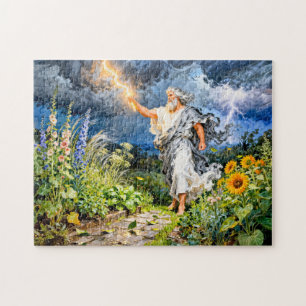 Griekse God Boreas Wintertuin Legpuzzel