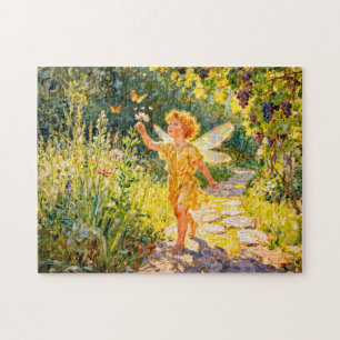 Griekse God Eros in Tuin Legpuzzel