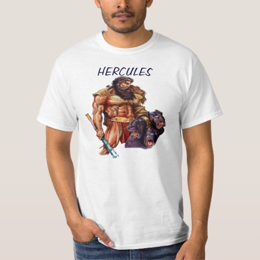 Griekse god Hercules T-shirts (Voorkant)