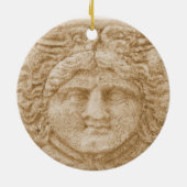 Griekse God HERMES Keramisch Ornament (Achterkant)