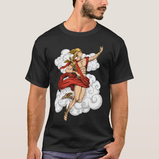 Griekse god Hermes T-shirt (Voorkant)