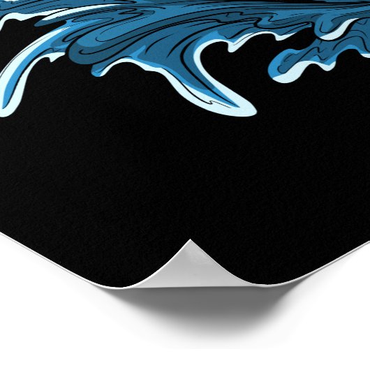 Griekse God Poseidon Poster (Hoek)