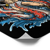 Griekse God Poseidon Poster (Hoek)