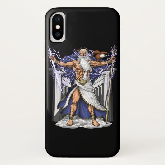 Griekse God Zeus Case-Mate iPhone Case (Achterkant)