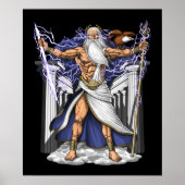Griekse God Zeus Poster (Voorkant)