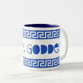 GRIEKSE GODDESS GRIEK KEY TWEEKLEURIGE KOFFIEMOK (Voorkant rechts)