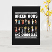 Griekse goden en goddessen Grieken Kaart (Gele Bloem)