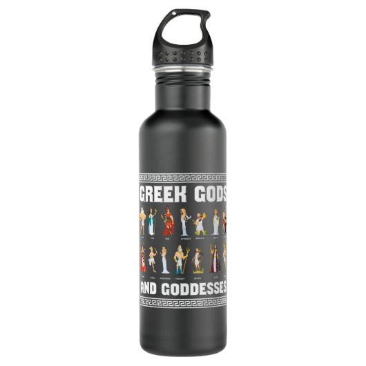 Griekse goden en goddessen Grieken Waterfles (Voorkant)