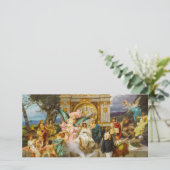 Griekse goden op de berg Parnassus Kaart (Staand voorkant)