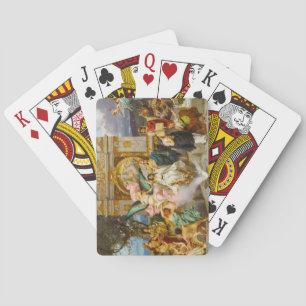 Griekse goden op de berg Parnassus Pokerkaarten