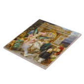 Griekse goden op de berg Parnassus Tegeltje (Zijkant)