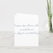 Griekse godin aangepaste RSVP-kaart (Achterkant)